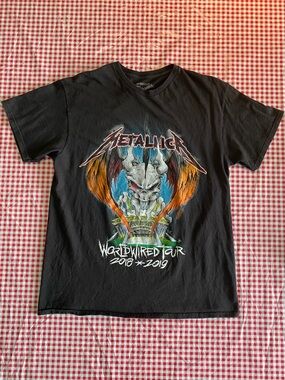2018 Metallica World Wired Tour Band Tee